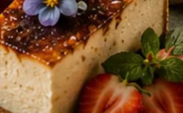 Handcrafted dessert